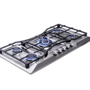 PLAQUE DE CUISSON beq A GAZ 5 INOX 90CM